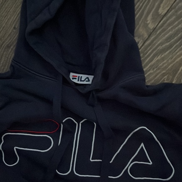 Fila Blue Hoodie - Picture 3 of 4